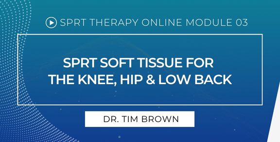 SPRT SOFT TISSUE FOR THE KNEE, HIP & LOW BACK