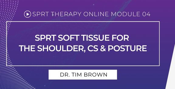 SPRT SOFT TISSUE FOR THE SHOULDER, CS & POSTURE